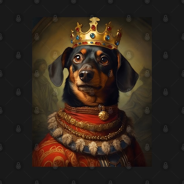 German Dachshund The King by AestheticsArt81