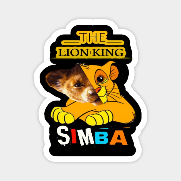 The lion king T-shirt Magnet by hishamQuotes