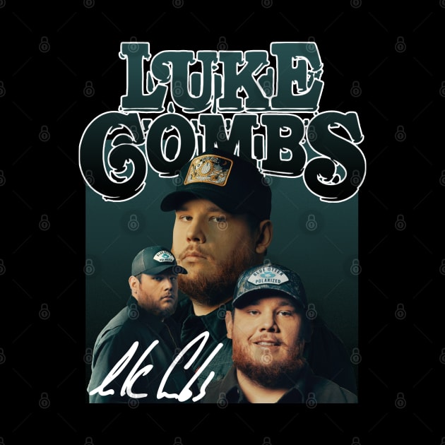 Luke Combs // 80s Vintage Style // by BlackAlife