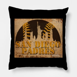 SAN DIEGO PADRES-vintage Pillow