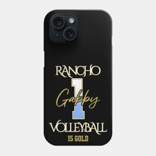 Gabby #1 Rancho VB (15 Gold) - Black Phone Case