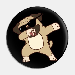 Dabbing Pug Pin