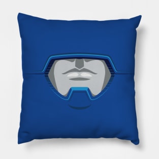 Blue Turbo Hero - Transformed! Pillow