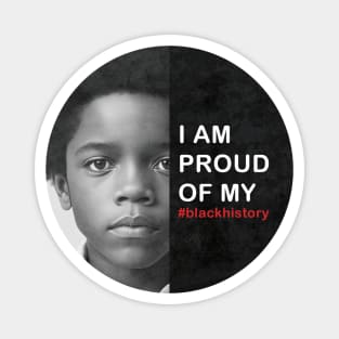 Boy Black History | Black History Month | Black Lives Matter | Juneteenth | Black Pride Magnet