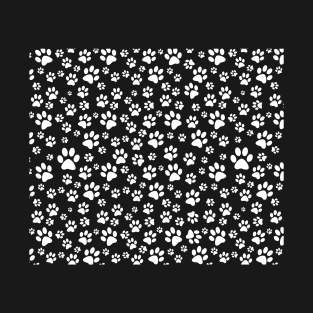 Paw Print Pattern T-Shirt