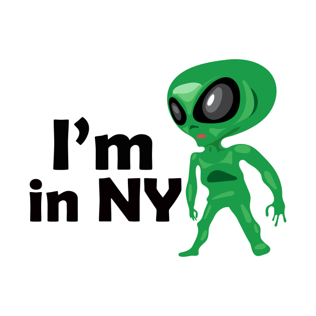 Alien in NY by Garlicky
