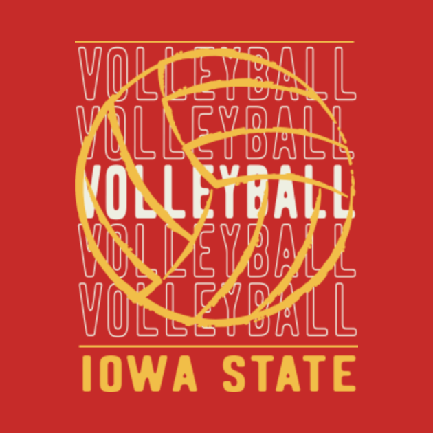 Volleyball Iowa State Iowa State Volleyball Long Sleeve TShirt