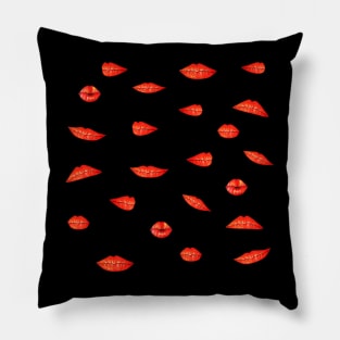 Red Lips Pillow