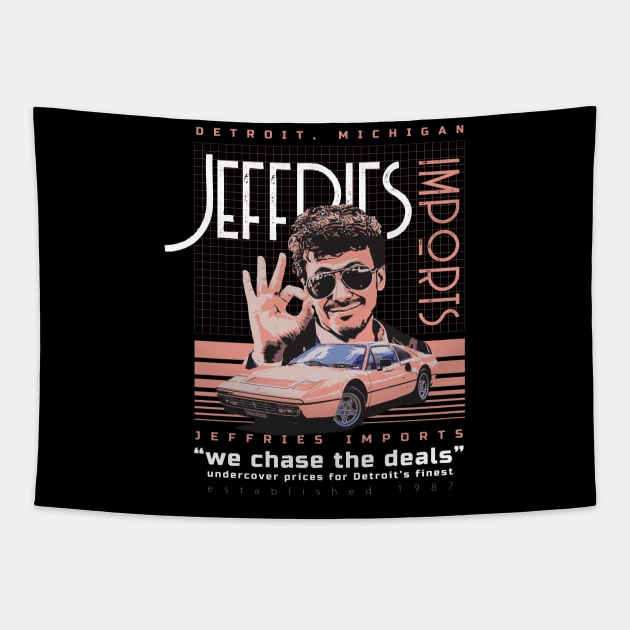 Jeffries Imports Tee Tapestry by goderslim