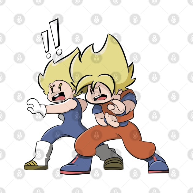 Goku and vegeta by Slayerem