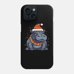 Hippo Christmas Phone Case