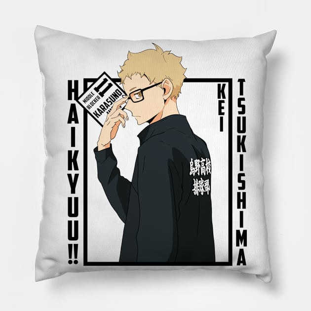 Haikyuu - Kei Tsukishima Pillow by InalZ