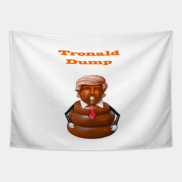 Tronald Dump Tapestry by Dracon