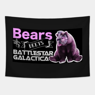 Bears beets Battle star G Tapestry