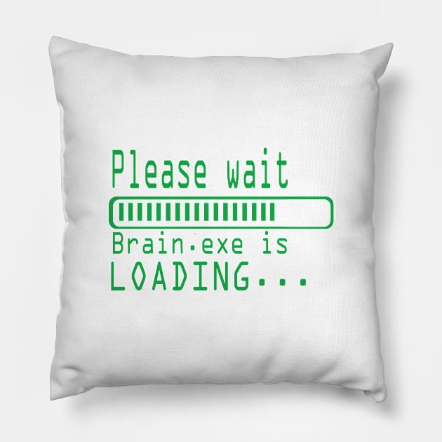 Gamer Brain.exe Pillow by Jackys Design Room