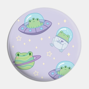 Cute Cosmic Frogs Pin