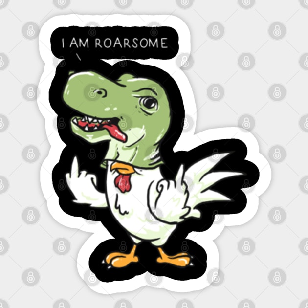 I Am Roarsome Dinosaur Graphic by Frizz and Forge Design