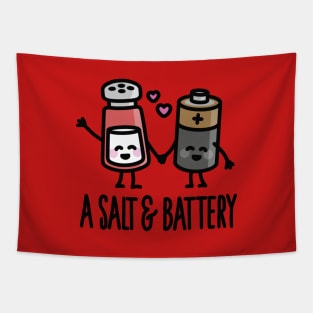 A salt and battery Tapestry