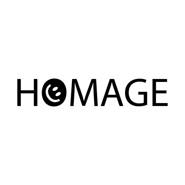 Homage artistic typography design by DinaShalash