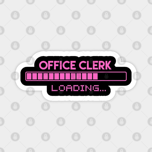 Office Clerk Loading Magnet by Grove Designs