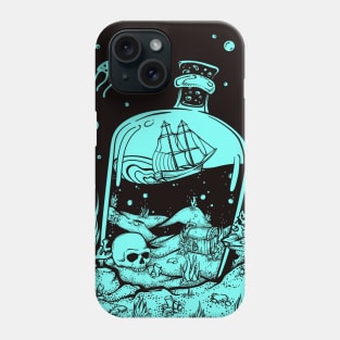 Aquaspace in the deep sea Phone Case