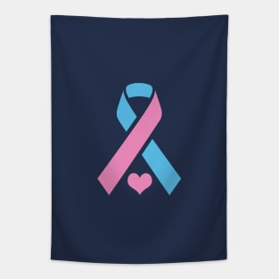 Infant Loss Awareness Ribbon with Heart Tapestry