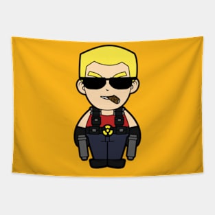 Duke Nukem Chibi Tapestry