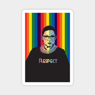 RBG Respect Rainbow Magnet