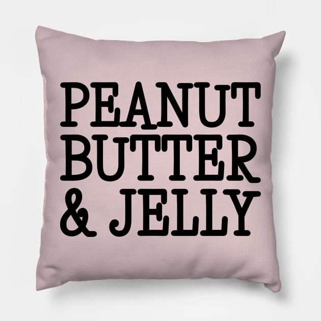 Peanut Butter & Jelly Pillow by amyvanmeter