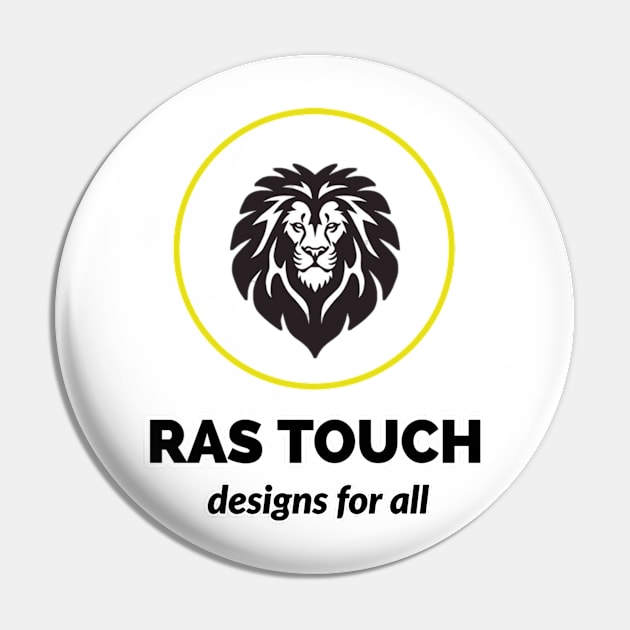 Ras Touch Lion Pin by Rockers Media