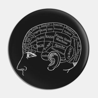 Computer Science Brain Pin