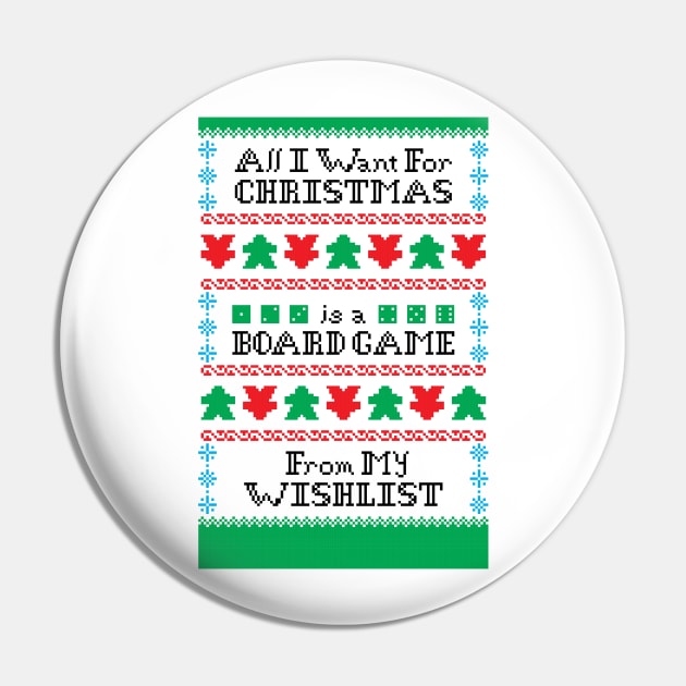 Wishlist Christmas Sweater Pin by WinCondition