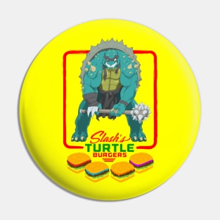 Slash's Turtle Burgers Pin