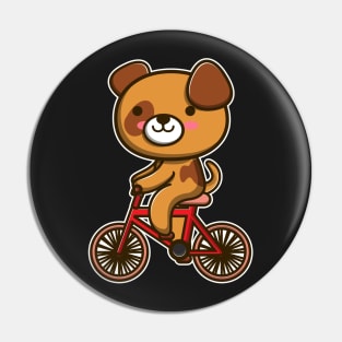 Dog Riding Bicycle Dog design gifts for women design Pin