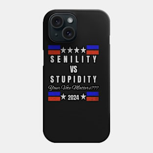 Senility versus Stupidity: 2024 Election Phone Case