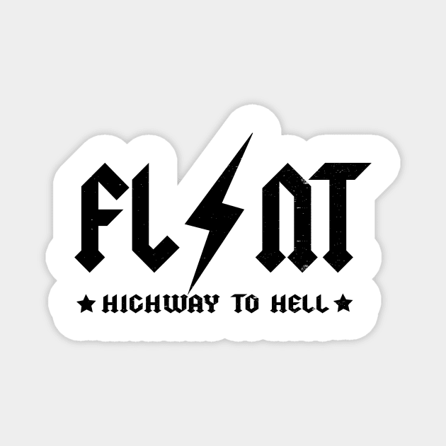 Flint: Highway to Hell Magnet by Artisticmess