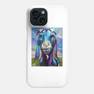 Black Farm Goat On a Beautiful Day Phone Case