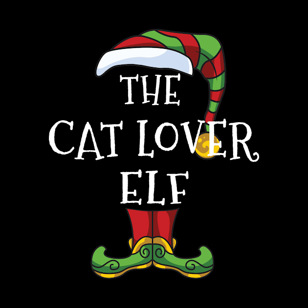 Cat Lover Elf Family Matching Christmas Holiday Group Gift Pajama by BeesTeez