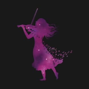 Galaxy Violinist T-Shirt