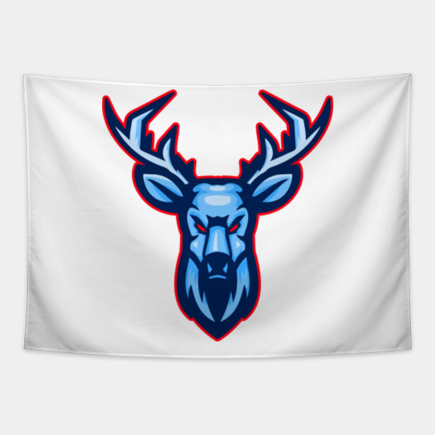 Angry Deer Deer Tapestry Teepublic