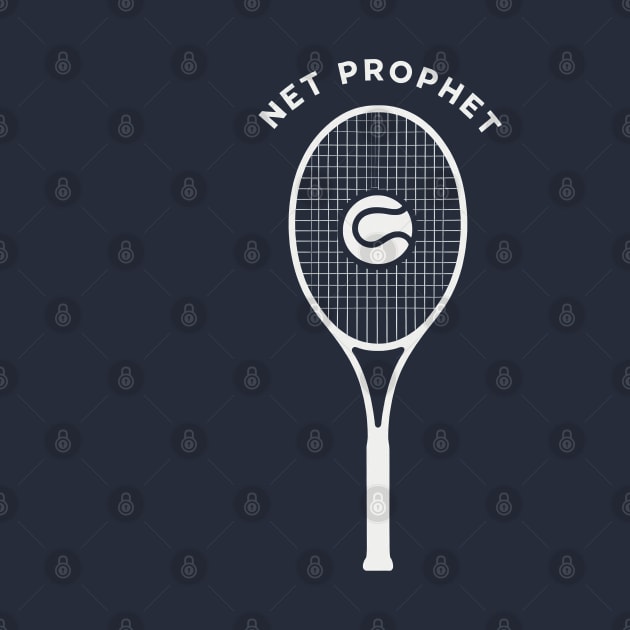 Net Prophet Tennis Graphic - Modern Sports Enthusiast Design by Retro Travel Design