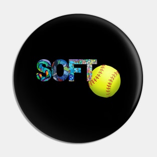 Softball Staff Pin