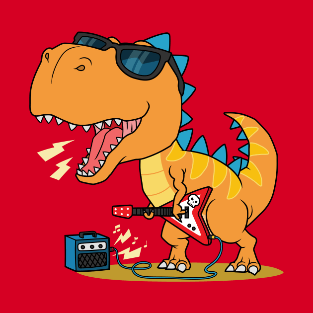 Rock Star T-Rex by WorldDinosaurs