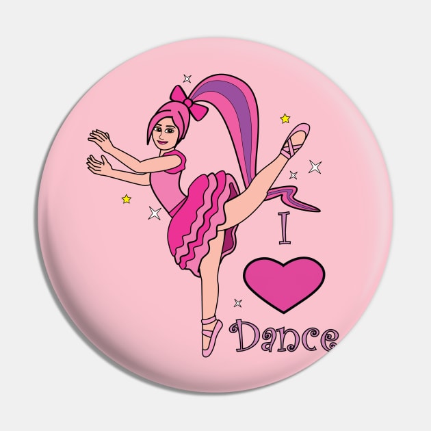 Ballerina: I Love Dance! Pin by PenguinCornerStore