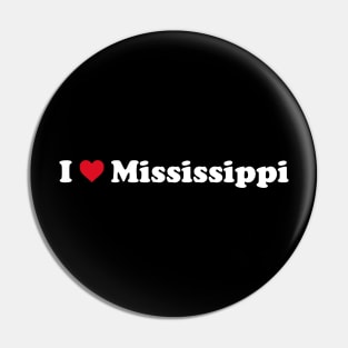 I ❤️ Mississippi Pin