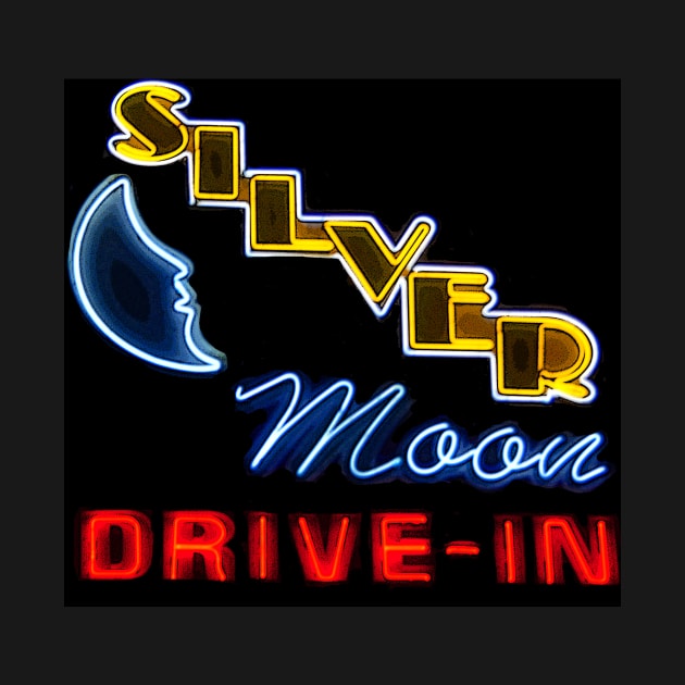 Silver Moon Drive In by dltphoto