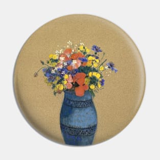 Vase of Flowers by Odilon Redon Pin