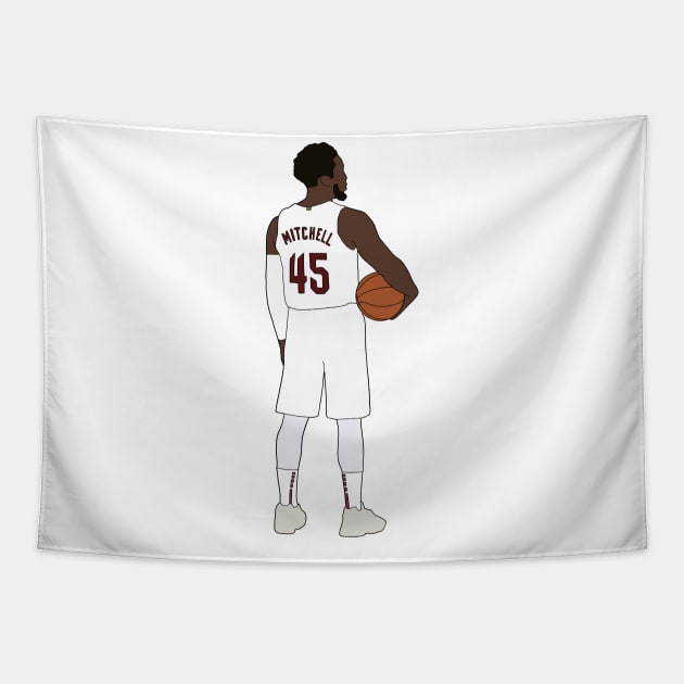 Donovan Mitchell Tapestry by whelmd