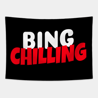 Bing Chilling Ice Cream Meme Tapestry