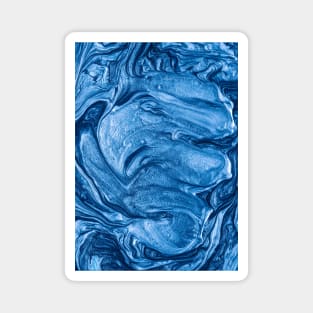 glamour 003 liquid blue colors Magnet